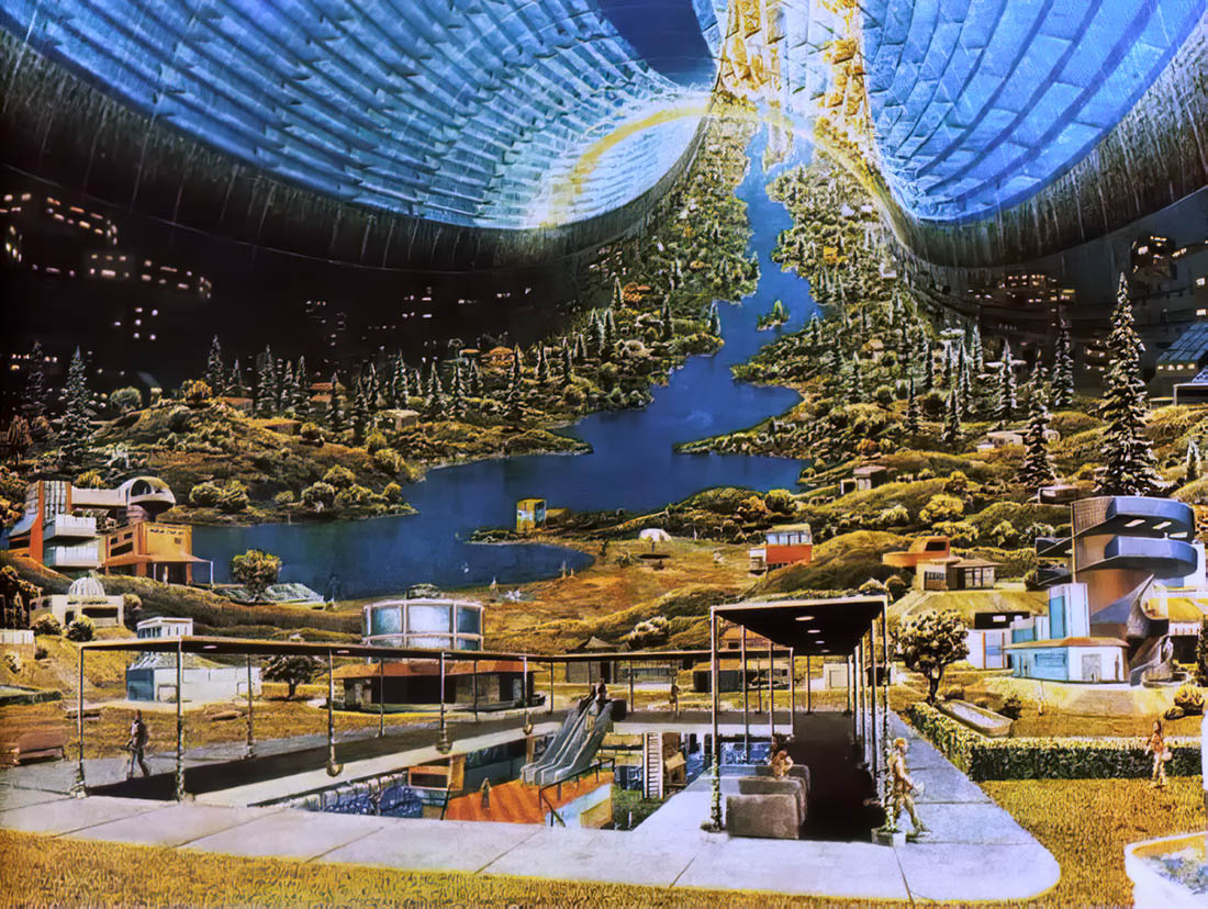 Stanford Torus Space Settlement Interior Landscape